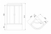 Фото душевая кабина royal bath nrw rb100nrw-c-ch 100x100 см