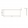 Фото фронтальная панель  для ванны am.pm x-joy 170х70 см