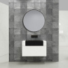 Тумба с раковиной Black&White Universe 80 см U901.800