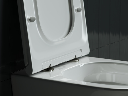 Фото унитаз подвесной, безободковый ceramicanova forma cn3011