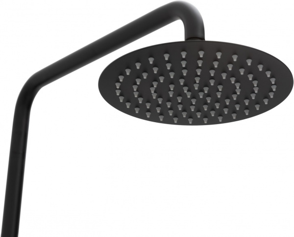 Фото душевая стойка allen brau eclipse 5.e1007-31 черный матовый