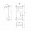 Фото электрический полотенцесушитель indigo line trinity 70/30 lсlte70-30prt