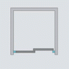 Фото душевая дверь radaway premium plus dwj 140 см 33323-01-01n