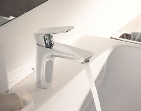 Фото смеситель для раковины kludi pure&style 402900575