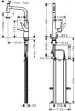 Фото смеситель для кухонной мойки hansgrohe talis select 73867800