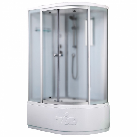 Фото душевая кабина timo standart t-6620 silver fabric l 120x85 см