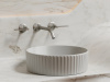 Фото раковина накладная ceramicanova element 36 см, цвет: серый cn6057msg