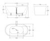 Фото акриловая ванна belbagno 150x75 см bb71-1500-w0