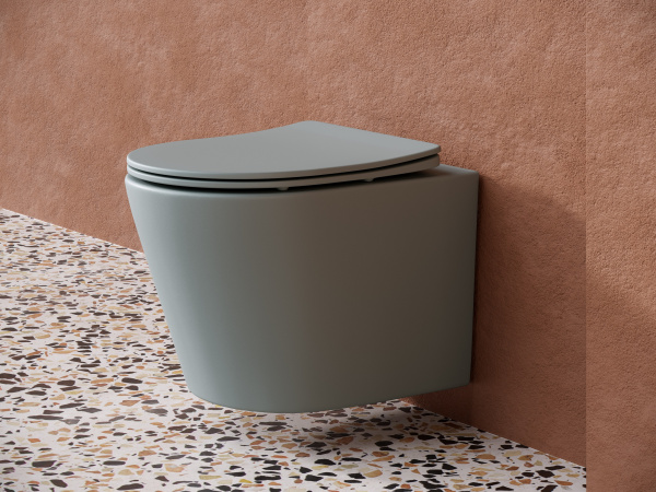 Фото унитаз подвесной, безободковый ceramicanova balearica cn6000mh