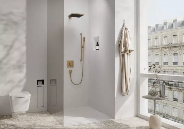 Фото термостатический смеситель для душа hansgrohe shower select comfort q 15583140
