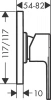 Фото смеситель для душа hansgrohe vernis shape 71658000