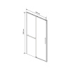 Фото душевая дверь vincea slim soft 100 см vds-1ss100clb