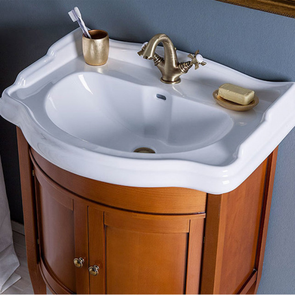 Фото тумба под раковину caprigo треви 70 см, цвет: bianco antico (b002) 11511