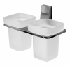 Стакан для зубных щеток двойной WasserKraft Lopau K-6028D