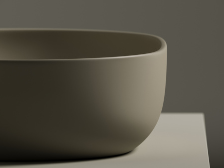 Фото раковина накладная ceramicanova element 60 см, цвет: капучино cn6047mc