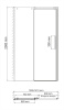 Фото душевая дверь wasserkraft alme 140 см 15r31