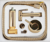 Фото встраиваемый смеситель с гигиеническим душем rea loop gold rea-b8979