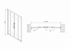 Фото душевая дверь abber schwarzer diamant ag33180bh 180 см