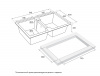 Фото кухонная мойка paulmark zwilling 81 см pm238150-dg