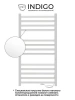 Фото электрический полотенцесушитель indigo attic romb 100/50 lсlatcre100-50wmrt