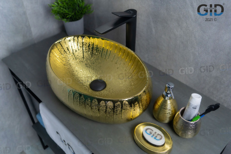 Фото раковина накладная gid 9030g 48 см