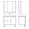 Фото тумба с раковиной comforty сорренто 90 см 00-00013520