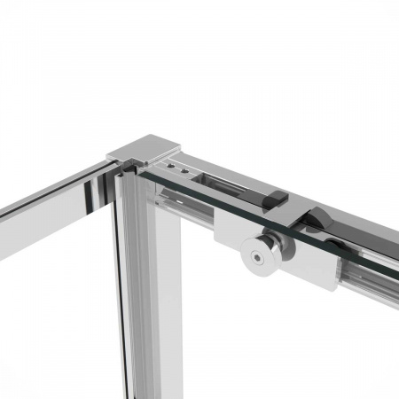 Фото душевое ограждение vincea slim soft 100x100 см  vsr-1ss1010cl