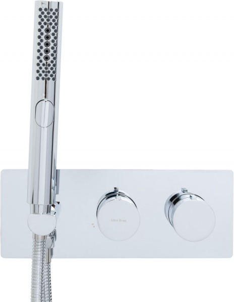 Фото душевой комплект allen brau liberty 5.33009-00.set1 (с внутренней частью. 2 хода) хром