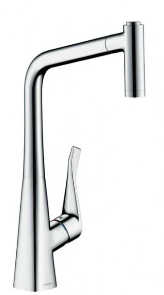 Фото смеситель для кухонной мойки hansgrohe metris 73801000