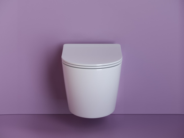 Фото унитаз подвесной, безободковый ceramicanova uno cn11001