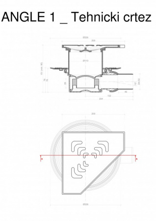 Фото трап точечный pestan confluo standard angle 1 20*20 см 13000013