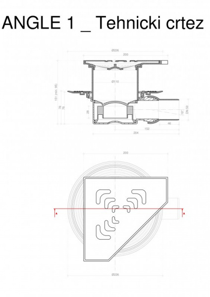 Фото трап точечный pestan confluo standard angle 1 20*20 см 13000013