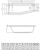 Фото акриловая ванна c-bath nika 160x70 см r cba00401r