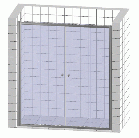 Фото душевая дверь radaway idea dwd 140 см 387124-01-01