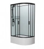 Фото душевая кабина frank f412/2l/r м black 120x80 см 20077