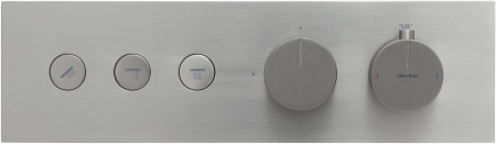 Фото встраиваемый термостатический смеситель для ванны allen brau liberty 5.33003-bn
