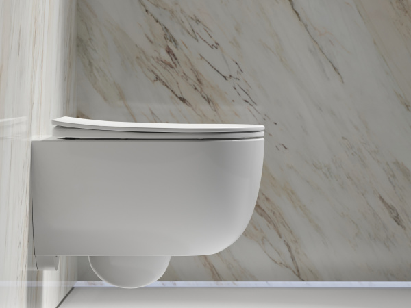 Фото унитаз подвесной, безободковый ceramicanova modena cn6063