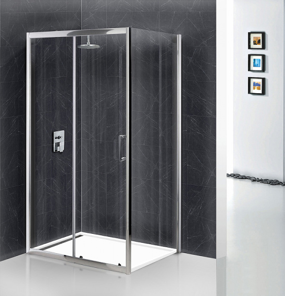 Фото душевое ограждение belbagno uno uno-195-ah-1-100/80-c-cr 100x80 см