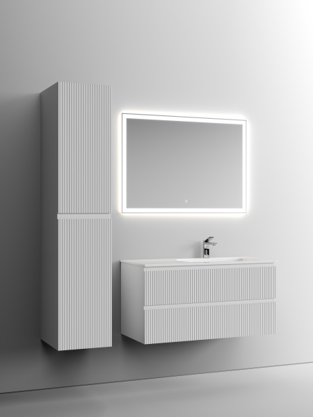 Фото тумба под раковину sancos snob t 100 см, цвет: bianco  snt100rw