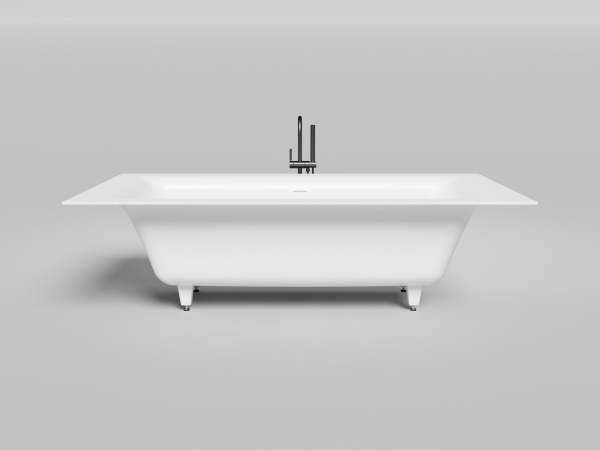 Фото ванна из искусственного камня salini ariosa axis kit 210x110 см 1053101g глянцевая