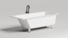 Ванна из искусственного камня Salini Cascata 180x80 см 104213G глянцевая
