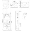 Фото унитаз с инсталляцией am.pm sense is90201.741701