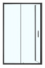 Душевое ограждение  Azario Milton  80x120 см AZ-ND1131-L 1200 BLACK