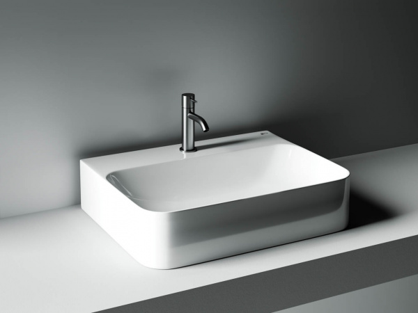 Фото раковина подвесная ceramicanova aura 61 см, цвет: белый cn2001