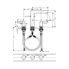 Фото смеситель для раковины hansgrohe finoris 76034000