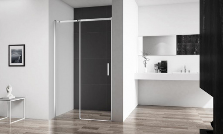 Фото душевая дверь belbagno acqua-bf-1-100-c-cr 100 см
