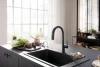 Фото смеситель для кухонной мойки hansgrohe aqittura 76803670