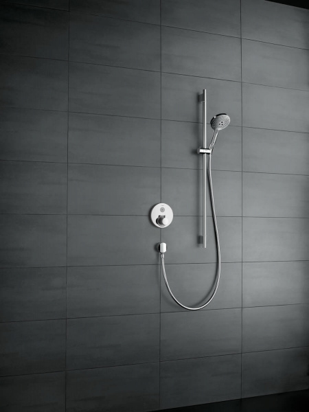 Фото встраиваемый термостатический смеситель для душа hansgrohe showerselect 15744000