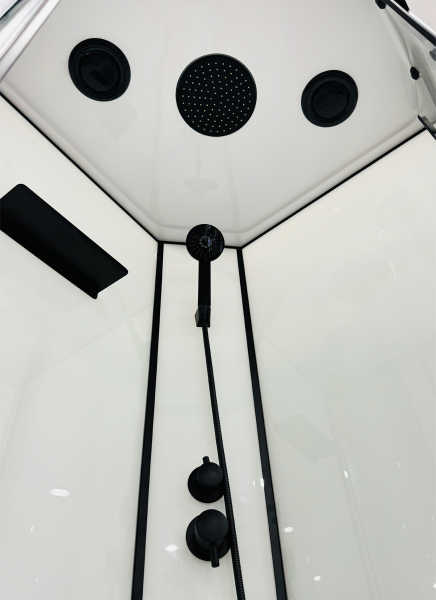 Фото душевая кабина royal bath fato rb 100x100 см rb100ck-t-bl fato