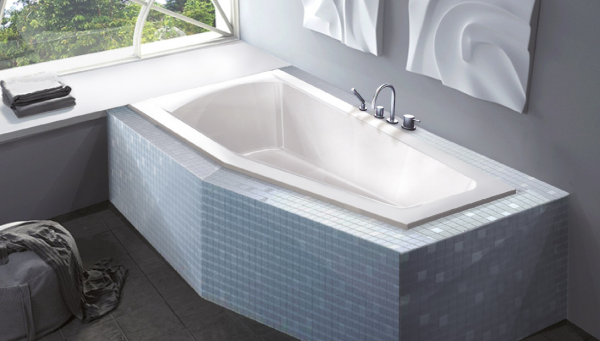 Фото акриловая ванна c-bath nika 160x70 см l cba00401l